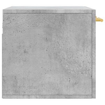 vidaXL Dulap de perete, gri beton, 60x36,5x35 cm, lemn prelucrat