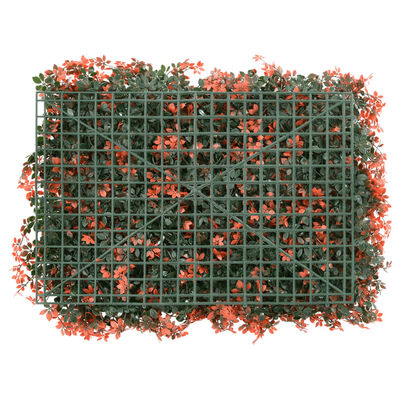  vidaXL Gard din frunze arțar artificiale 24 buc roșu deschis 40x60 cm