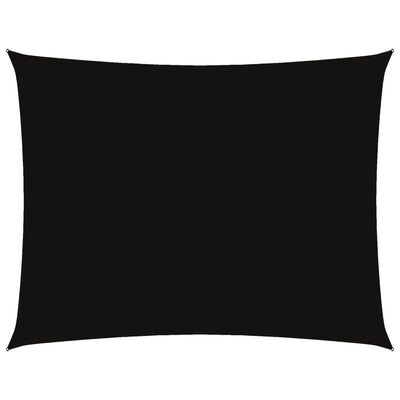 vidaXL Pânză parasolar, negru, 3x6 m, țesătură oxford, dreptunghiular