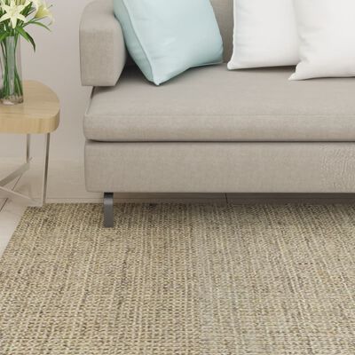 vidaXL Covor din sisal natural, verde, 66x200 cm