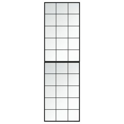 vidaXL Oglinzi de perete, 2 buc., negru, 100x60 cm, metal