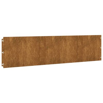 vidaXL Borduri de gazon 10 buc. 25x103 cm oțel Corten flexibil