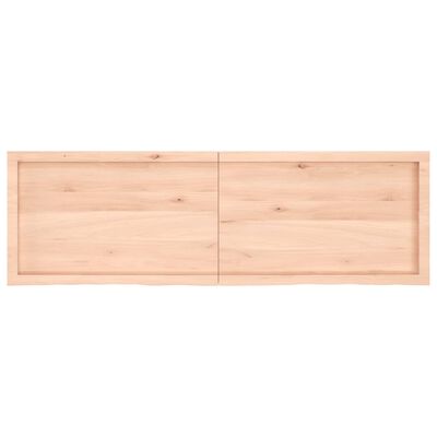 vidaXL Blat de masă, 160x50x(2-6) cm, lemn masiv de stejar netratat