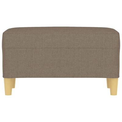 vidaXL Bancă, gri taupe, 70x35x41 cm, textil