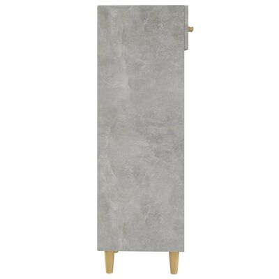 vidaXL Pantofar, gri beton, 30x35x105 cm, lemn compozit