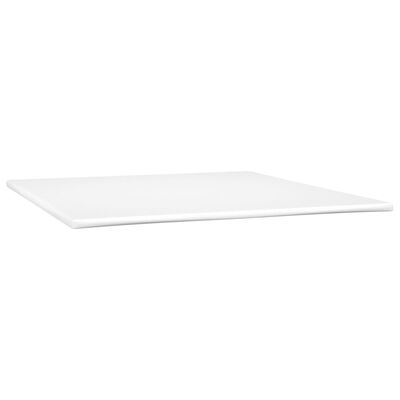 vidaXL Pat box spring cu saltea, albastru închis, 160x200 cm, catifea