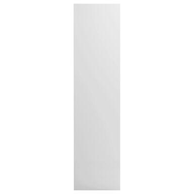 vidaXL Șifonier, alb extralucios, 50x50x200 cm, lemn prelucrat