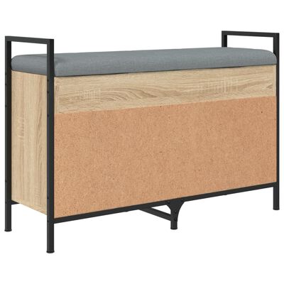 vidaXL Bancă de pantofi stejar sonoma 85,5x32x57,5 cm lemn prelucrat