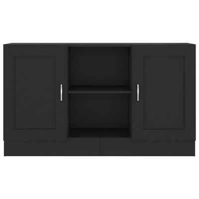 vidaXL Dulap, negru, 120x30,5x70 cm, lemn prelucrat