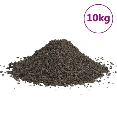 vidaXL Pietriș de bazalt, 10 kg, negru, 3-5 mm