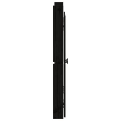 vidaXL Uși de bucătărie de exterior 2 buc., negru, 50x9x82 cm