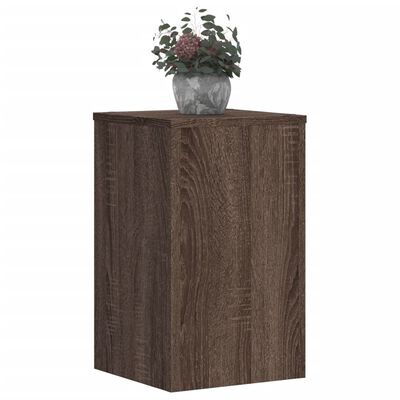 vidaXL Suport de plante 2buc. stejar maro 30x30x50cm lemn prelucrat