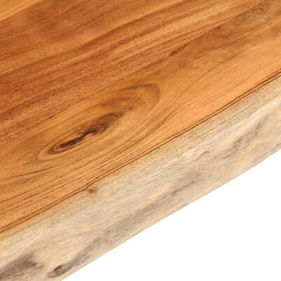 vidaXL Blat masă, 120x60x2,5 cm dreptunghiular lemn acacia margine vie