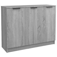 vidaXL Servantă, sonoma gri, 90,5x30x70 cm, lemn prelucrat