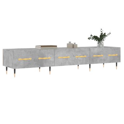 vidaXL Comodă TV, gri beton, 150x36x30 cm, lemn prelucrat