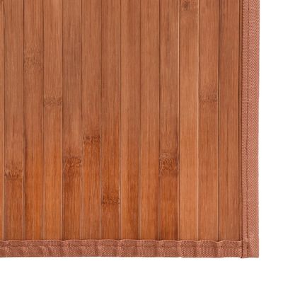 vidaXL Covor dreptunghiular, maro, 60x200 cm, bambus