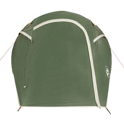 vidaXL Cort de camping pentru 2 persoane, verde, impermeabil