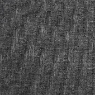 vidaXL Scaune de bucătărie pivotante, 4 buc., gri închis, textil