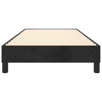 vidaXL Cadru de pat box spring, negru, 100x200 cm, catifea