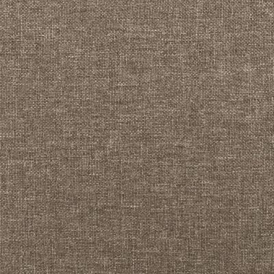 vidaXL Tăblie de pat cu aripioare gri taupe 83x23x78/88 cm textil