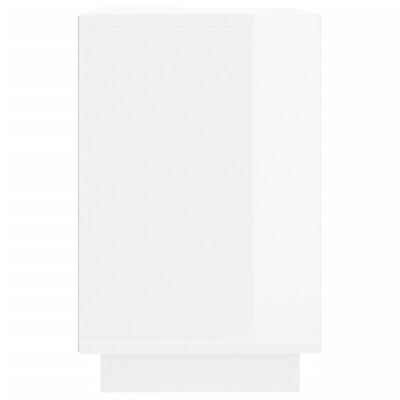 vidaXL Dulap, alb extralucios, 102x35x55 cm, lemn prelucrat