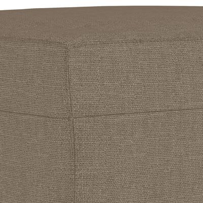 vidaXL Bancă, gri taupe, 70x35x41 cm, textil