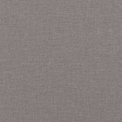 vidaXL Canapea cu 3 locuri și taburet, taupe, 180 cm, material textil