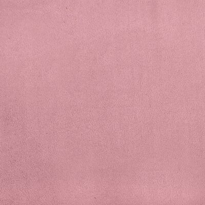 vidaXL Pat de zi cu extensie și saltea, roz, 100x200 cm, catifea