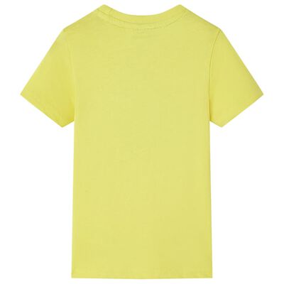 Tricou pentru copii cu mâneci scurte, galben, 92