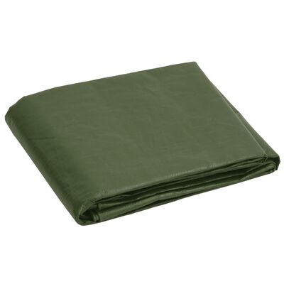 vidaXL Prelată 180 g/m², verde, 6x12 m, HDPE