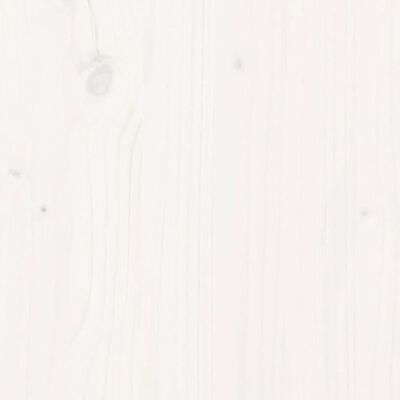 vidaXL Pat pentru copii cu tobogan, alb, 90x200 cm, lemn masiv pin