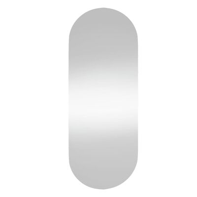 vidaXL Oglindă de perete, 20x50 cm, oval, sticlă