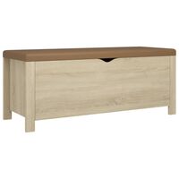 vidaXL Cutie depozitare pernă stejar sonoma 105x40x45cm lemn prelucrat