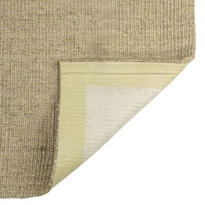 vidaXL Covor din sisal natural, verde, 66x200 cm