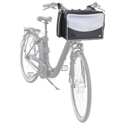 TRIXIE Coș bicicletă frontal animale de companie gri/negru 41x26x26 cm