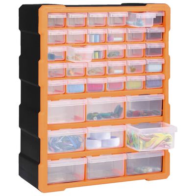 vidaXL Organizator cu 39 de sertare, 38 x 16 x 47 cm