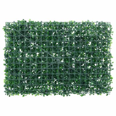  vidaXL Gard din frunze de arbust artificiale, 24 buc. verde 40x60 cm