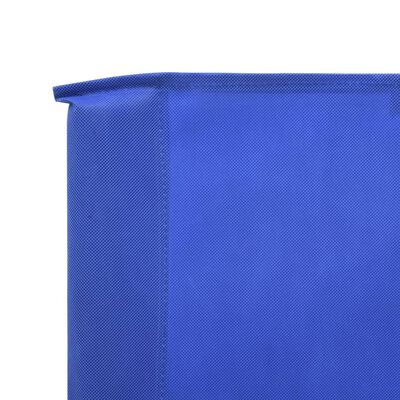 vidaXL Paravan anti-vânt cu 9 panouri, azur, 1200 x 80 cm, textil