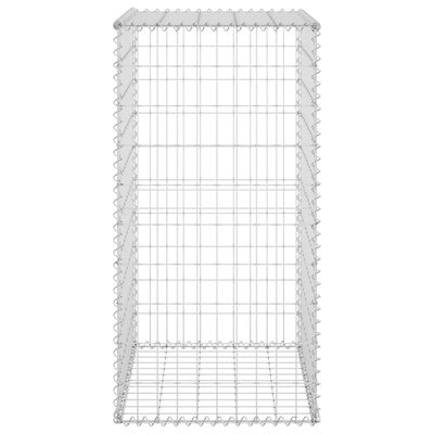 vidaXL Perete gabion cu capace, 60 x 50 x 100 cm, oțel galvanizat