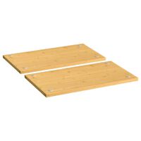 vidaXL Protecții pentru aragaz, 2 buc., 50x28x1,5 cm, bambus