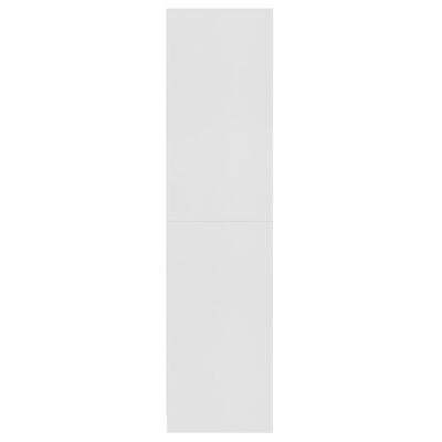 vidaXL Șifonier, alb, 100x50x200 cm, lemn prelucrat
