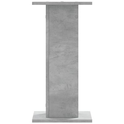 vidaXL Suport de plante, 2 buc., gri beton, 30x30x60 cm lemn prelucrat