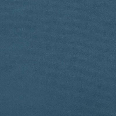 vidaXL Tăblie pat cu urechi albastru închis 163x16x118/128 cm catifea