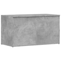 vidaXL Cufăr de depozitare, gri beton, 84x42x46 cm, lemn compozit