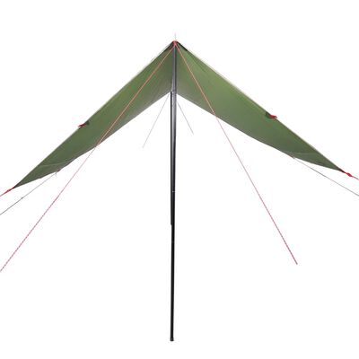 vidaXL Prelată de camping, verde, 430x380x210 cm, impermeabilă