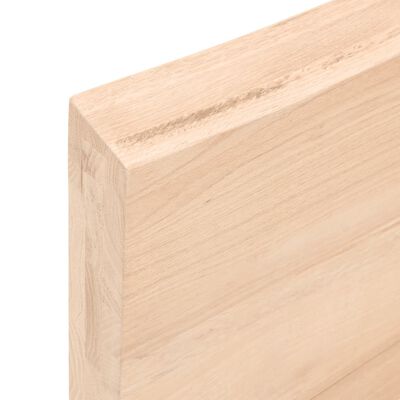 vidaXL Blat de masă, 160x40x(2-6) cm, lemn masiv de stejar netratat