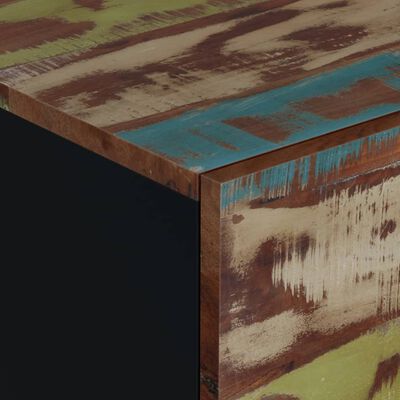 vidaXL Măsuță de cafea, 80x50x40 cm lemn masiv reciclat/lemn prelucrat