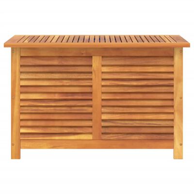 vidaXL Ladă depozitare grădină cu grilaj 90x50x56 cm lemn masiv acacia