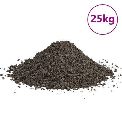 vidaXL Pietriș de bazalt, 25 kg, negru, 3-5 mm