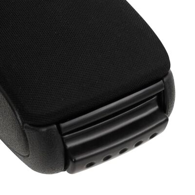 vidaXL Cotieră auto, negru, 16x35x(30-49) cm ABS